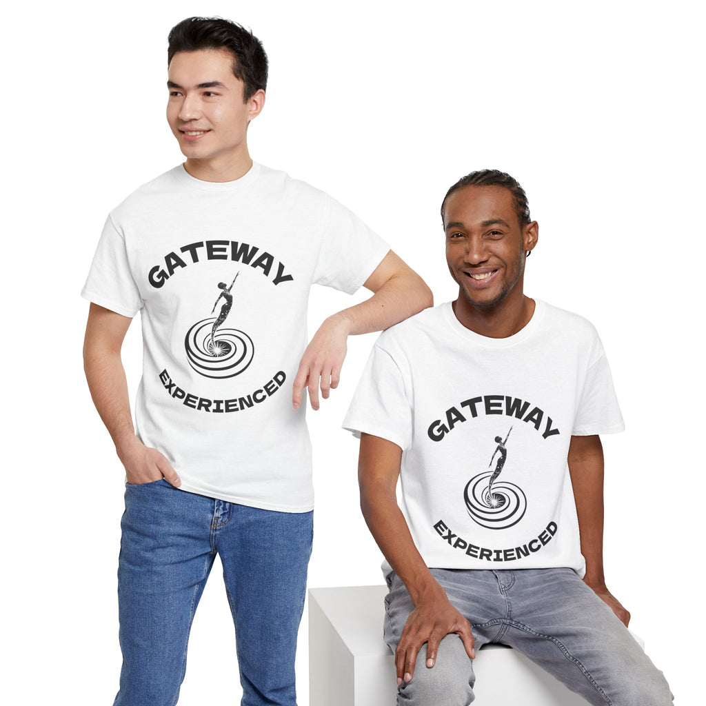 Gateway Experienced T-Shirt Light — Retro Spiral Rider Graphic Tee
