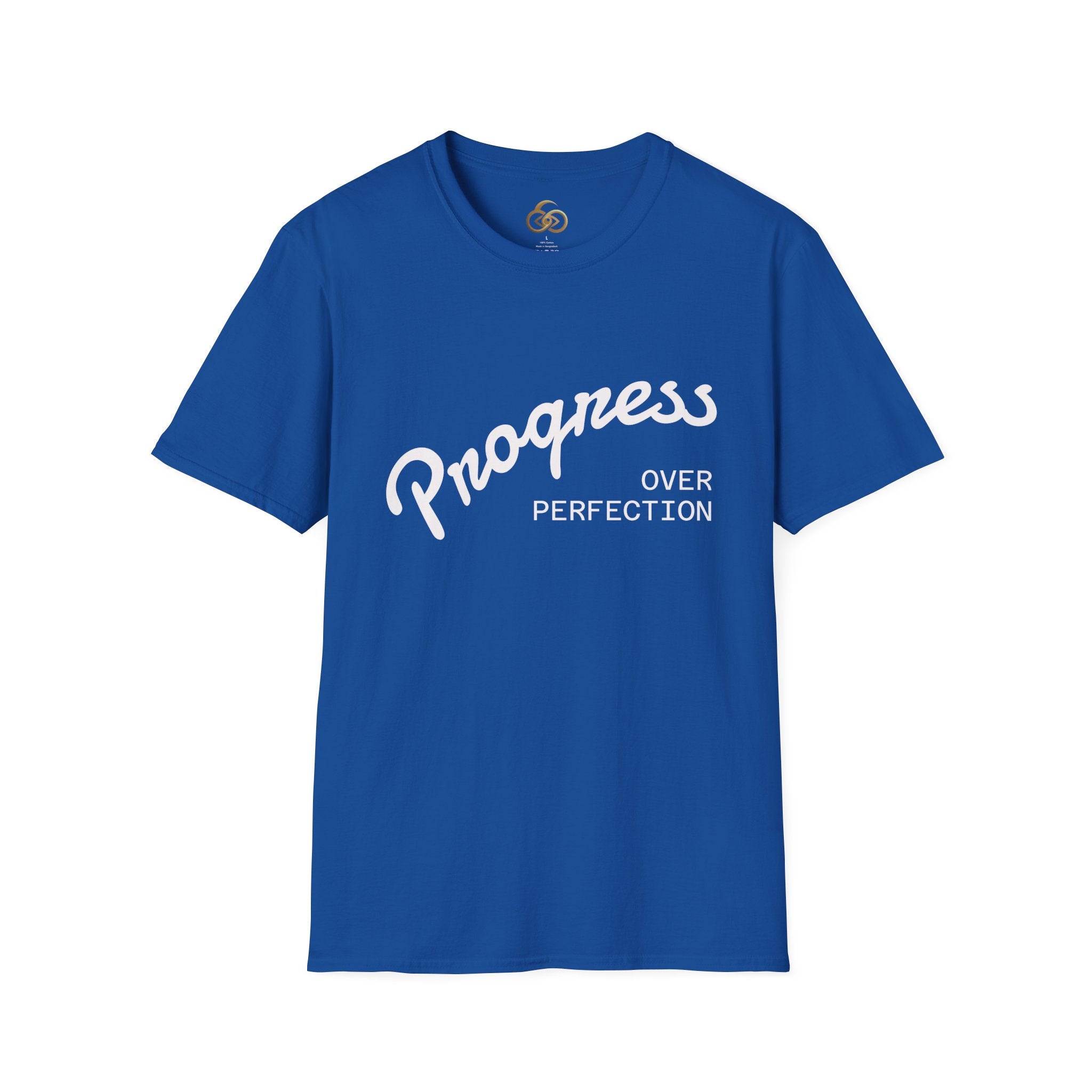 Progress Over Perfection T-Shirt Dark — Motivational Graphic Tee