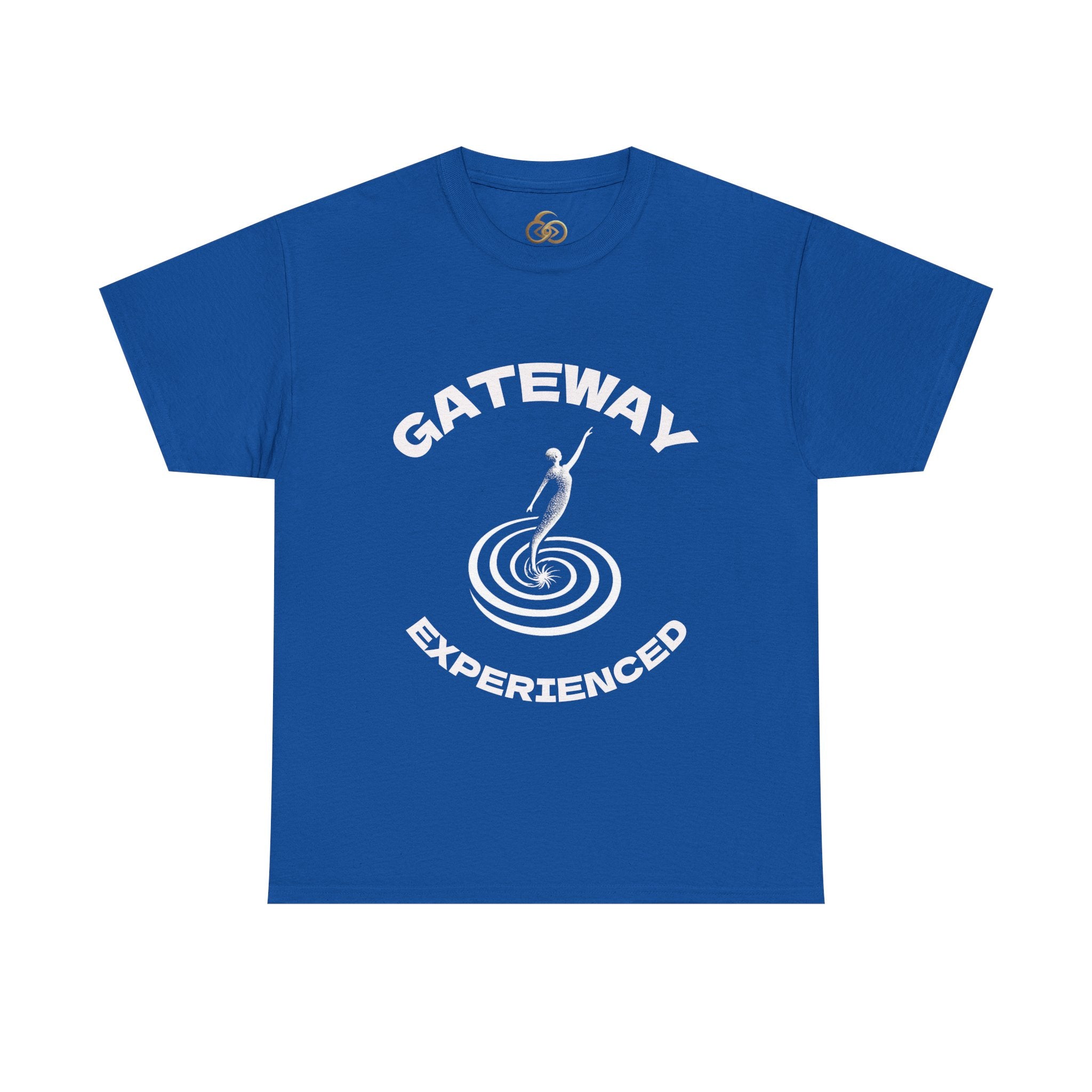 Gateway Experienced T-Shirt Dark — Retro Spiral Rider Graphic Tee