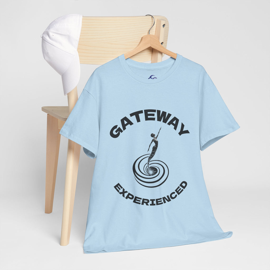 Gateway Experienced T-Shirt Light — Retro Spiral Rider Graphic Tee