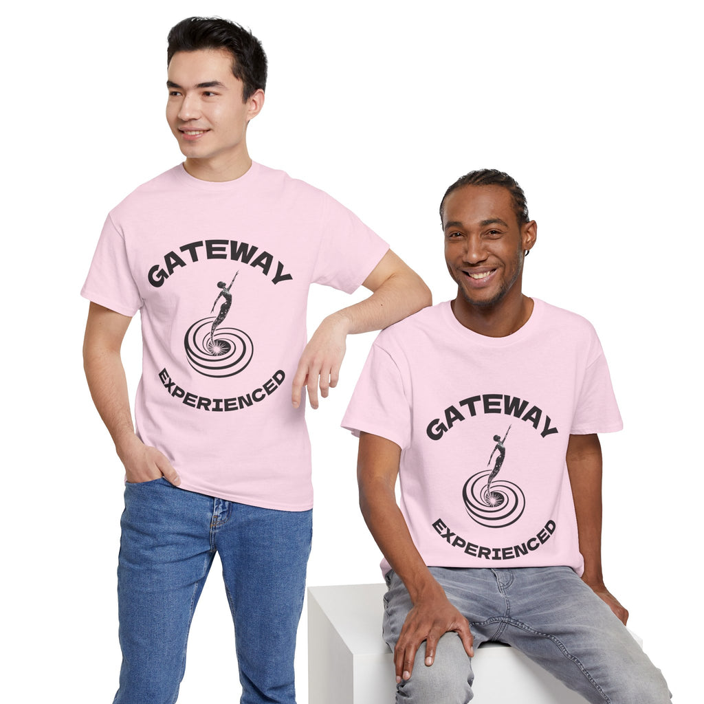 Gateway Experienced T-Shirt Light — Retro Spiral Rider Graphic Tee