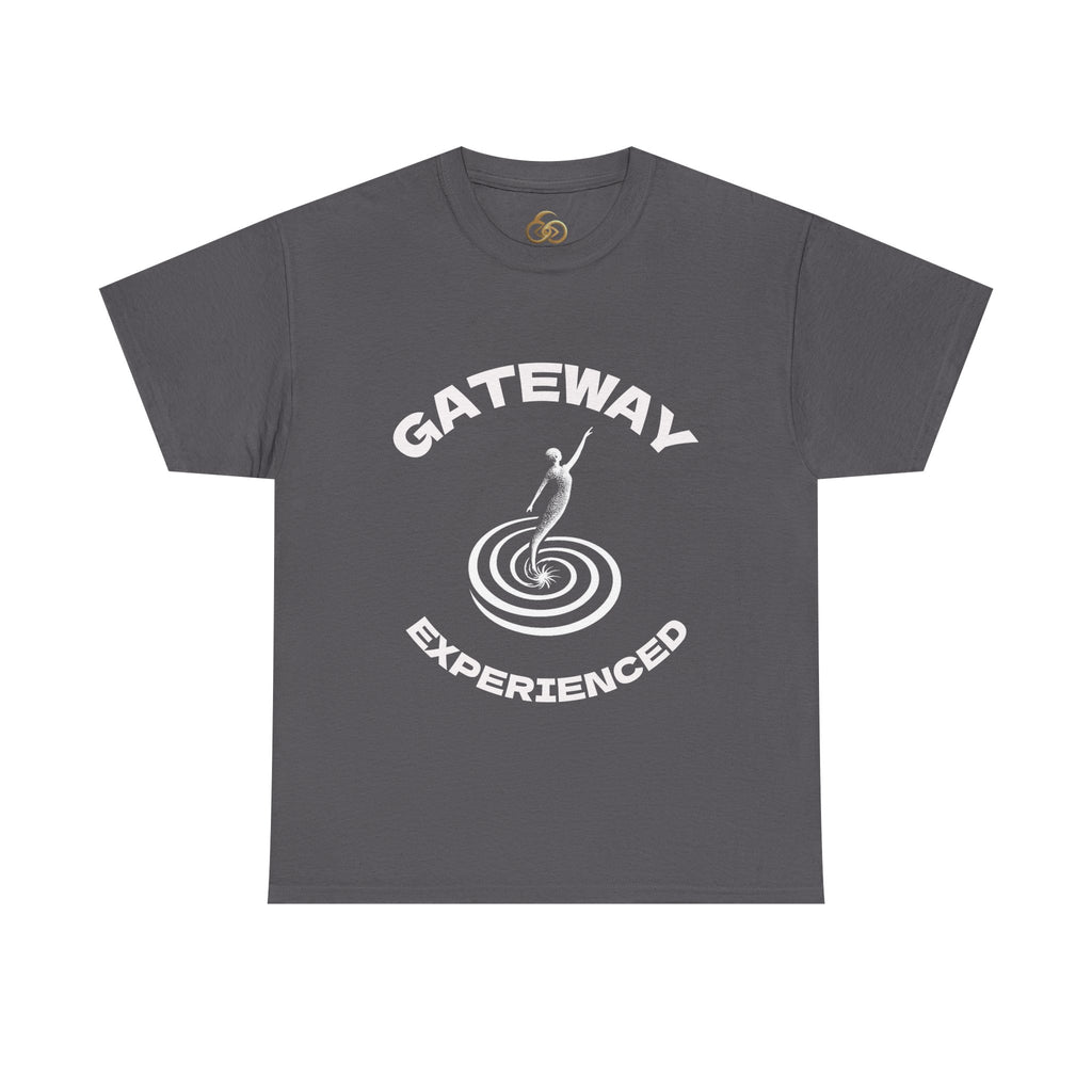 Gateway Experienced T-Shirt Dark — Retro Spiral Rider Graphic Tee