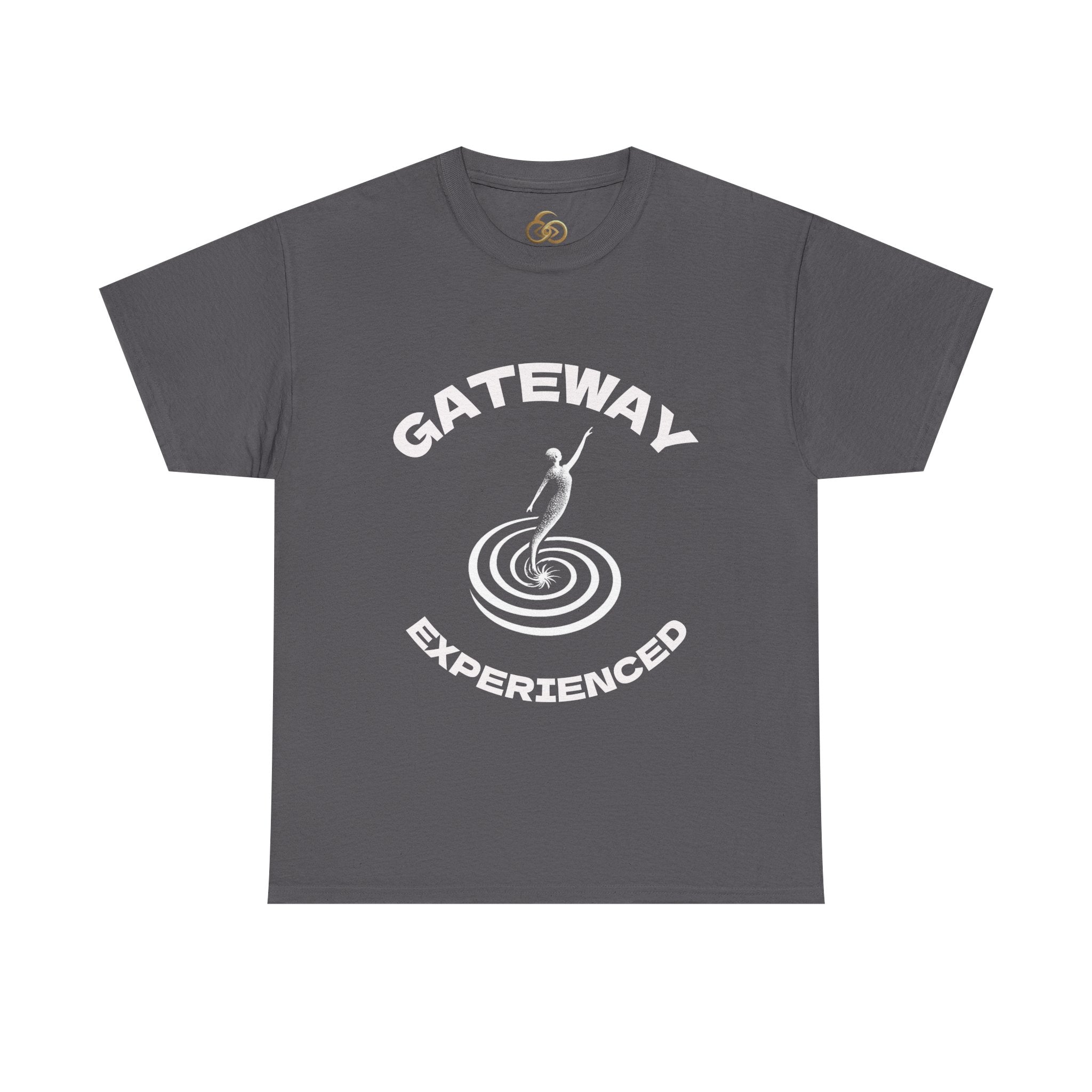 Gateway Experienced T-Shirt Dark — Retro Spiral Rider Graphic Tee