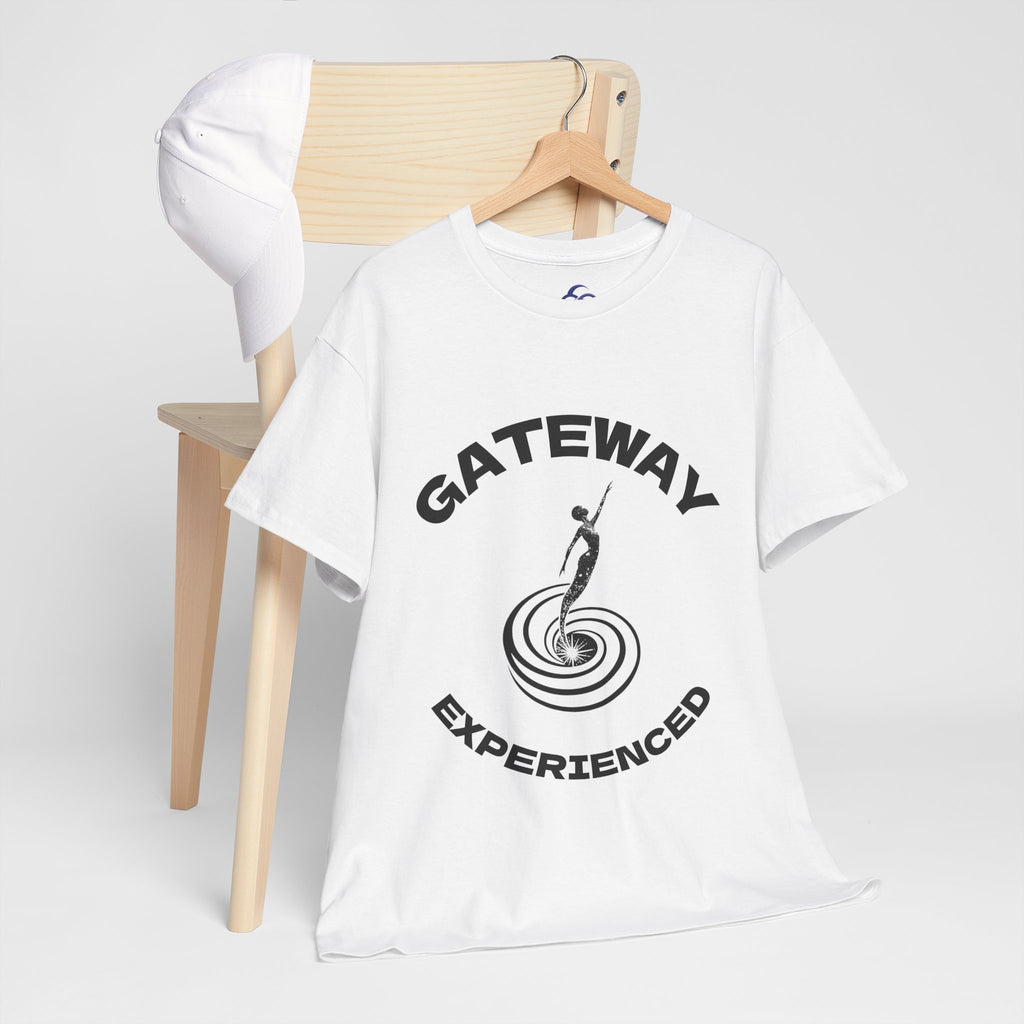 Gateway Experienced T-Shirt Light — Retro Spiral Rider Graphic Tee