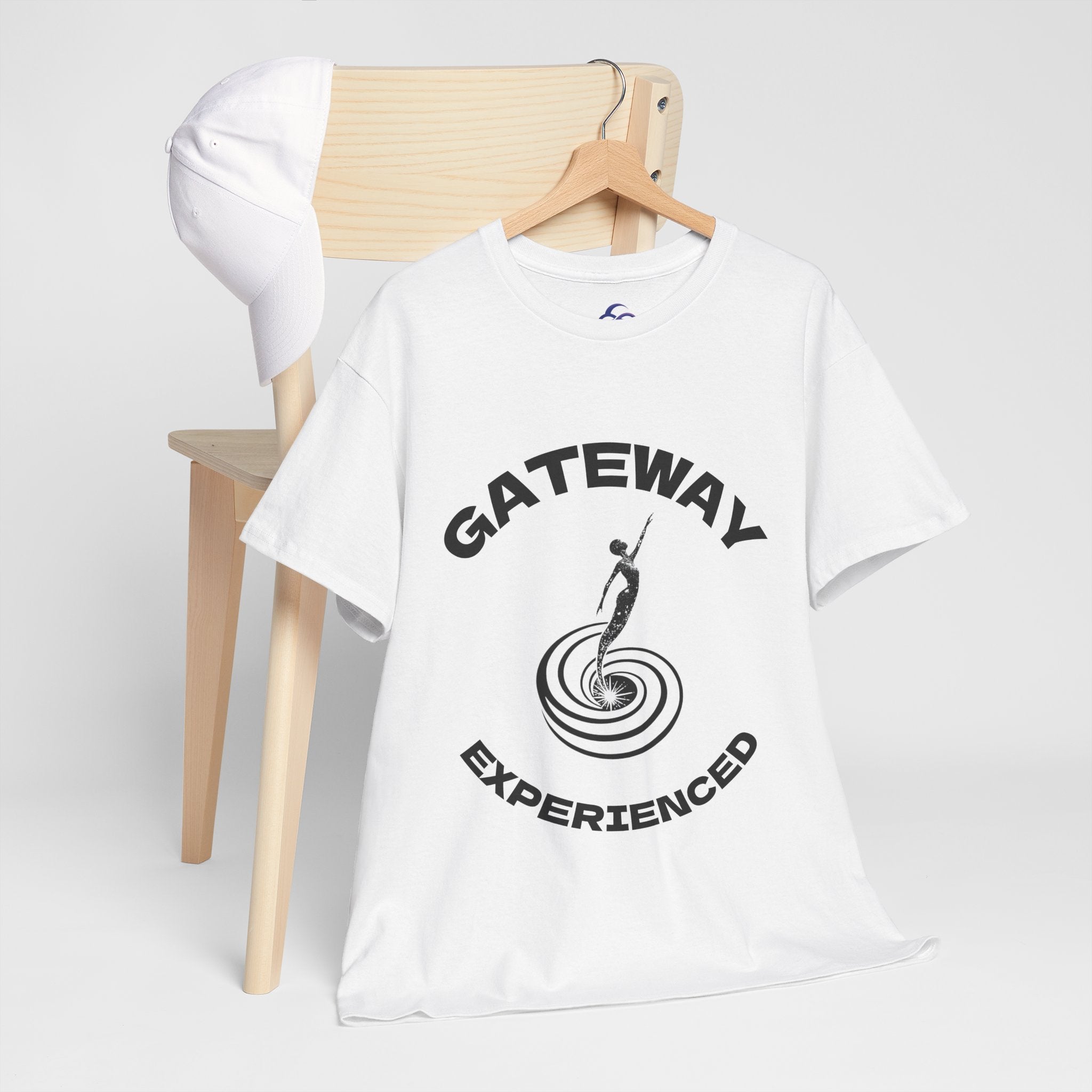 Gateway Experienced T-Shirt Light — Retro Spiral Rider Graphic Tee
