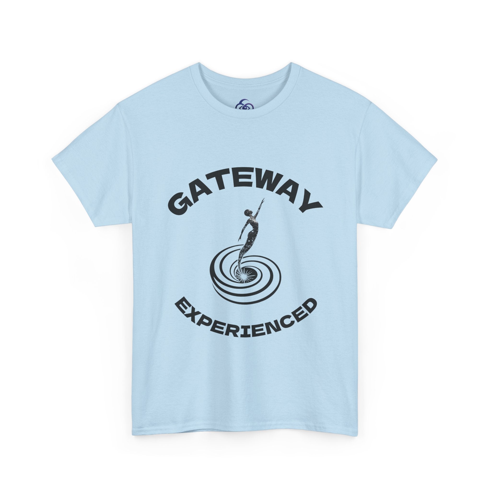 Gateway Experienced T-Shirt Light — Retro Spiral Rider Graphic Tee