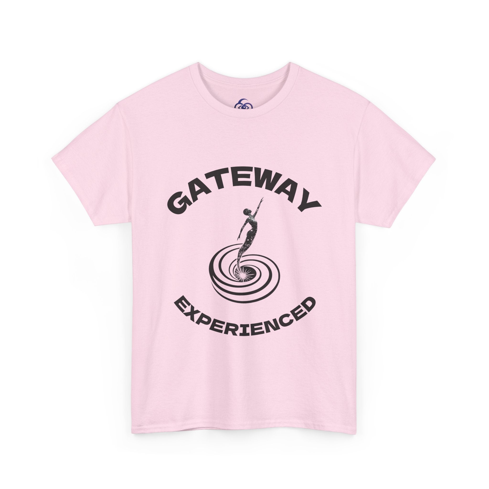 Gateway Experienced T-Shirt Light — Retro Spiral Rider Graphic Tee