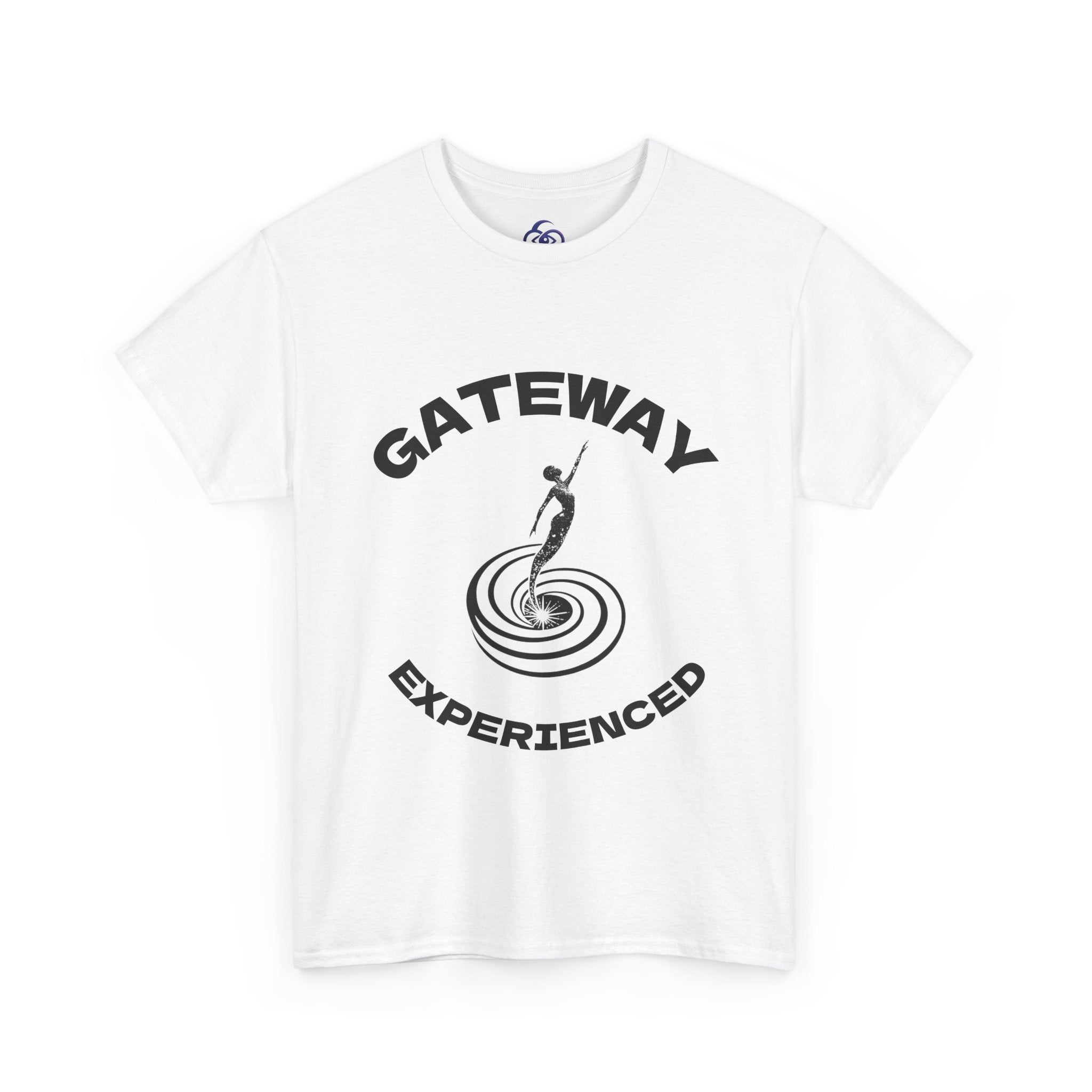 Gateway Experienced T-Shirt Light — Retro Spiral Rider Graphic Tee