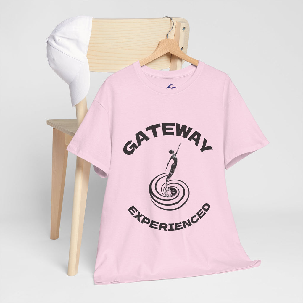 Gateway Experienced T-Shirt Light — Retro Spiral Rider Graphic Tee