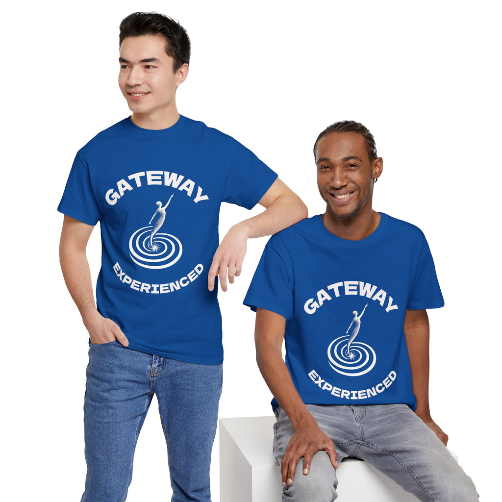 Gateway Experienced T-Shirt Dark — Retro Spiral Rider Graphic Tee