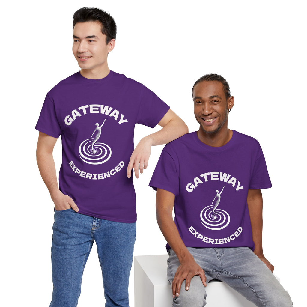 Gateway Experienced T-Shirt Dark — Retro Spiral Rider Graphic Tee