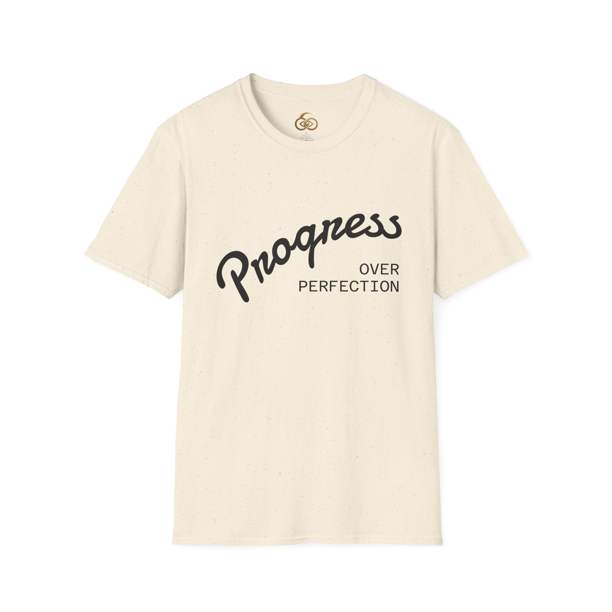 Progress Over Perfection T-Shirt Light — Motivational Graphic Tee